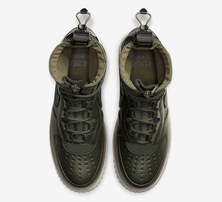 Nike Air Force 1 High Gore-Tex Olive Gum CQ7211-300 Release Date