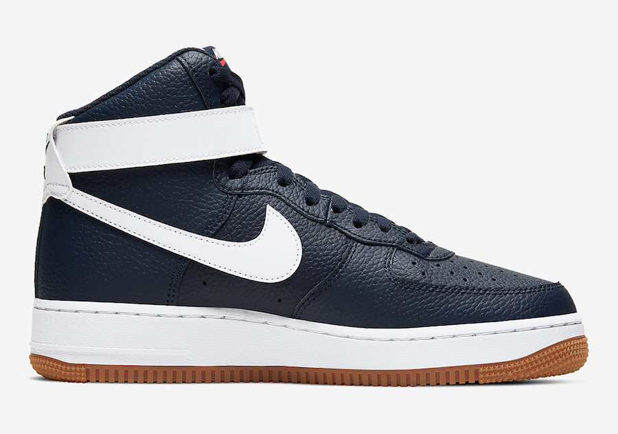 Nike Air Force 1 High Obsidian Gum AT7653-400 Release Date - SBD