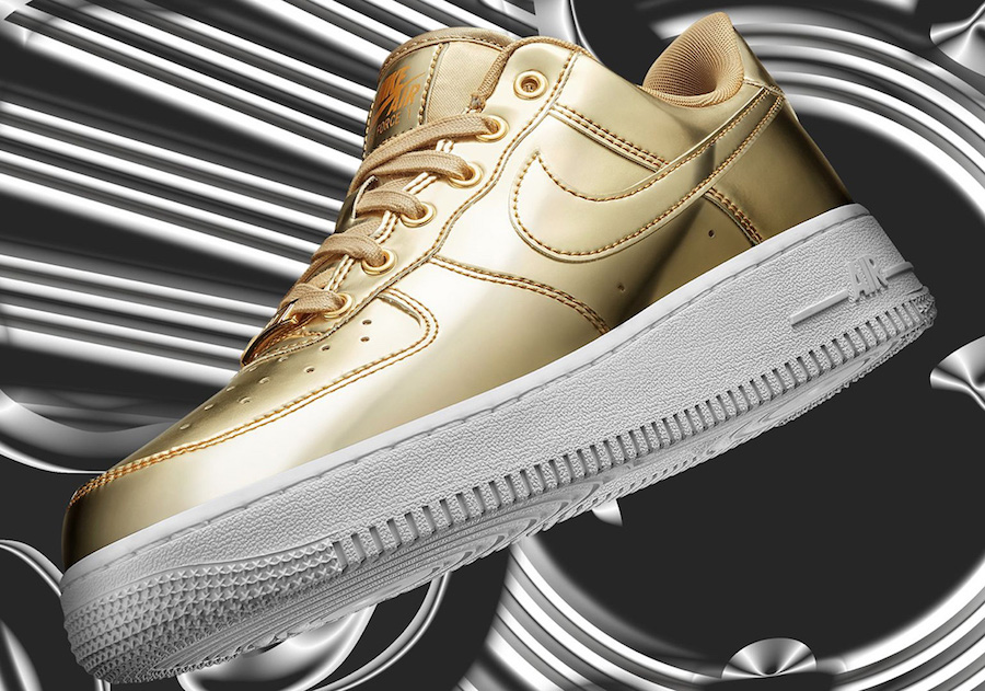 Nike Air Force 1 Metallic Gold Singles Day Release Date