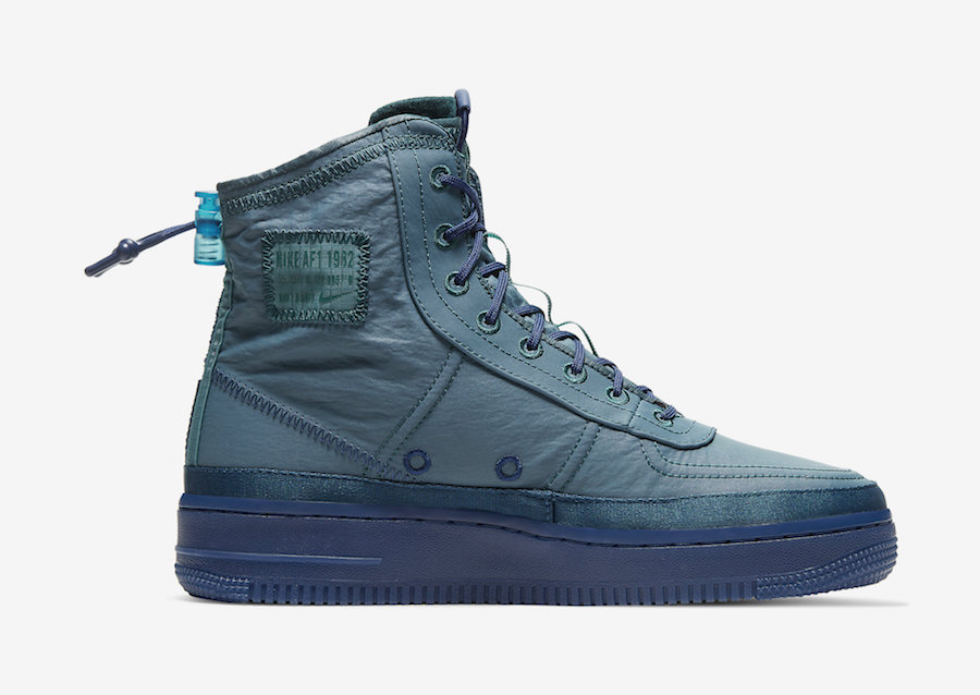 Nike Air Force 1 Shell Midnight Turquoise BQ6096-300 Release Date