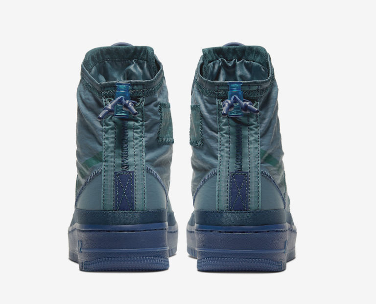 nike air force 1 shell midnight turquoise