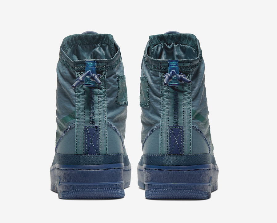 Nike Air Force 1 Shell Midnight Turquoise BQ6096-300 Release Date