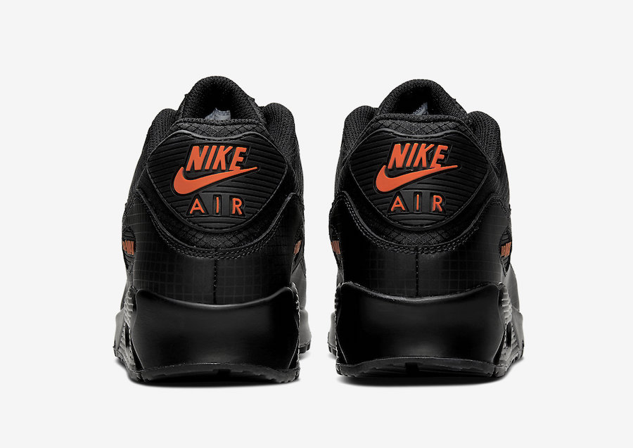 Nike Air Max 90 Black Orange CT2533-001 Release Date
