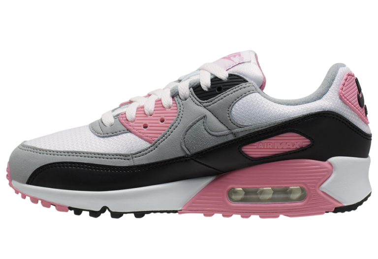 pink grey and black air max 90