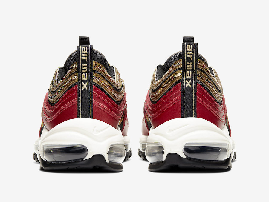 Nike Air Max 97 Gold Red CT1148-600 Release Date