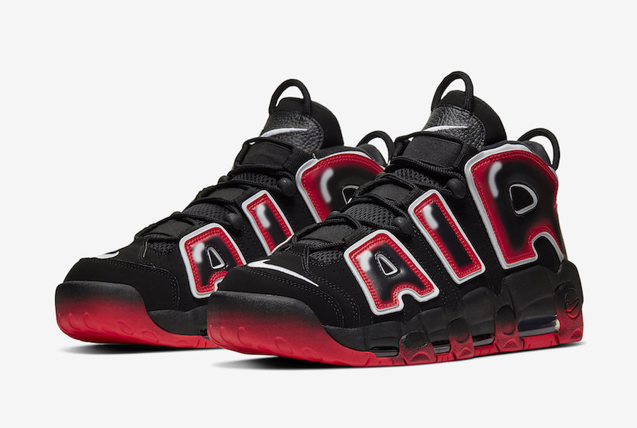 Nike Air More Uptempo Gs Red Black Clearance, 50% OFF | lagence.tv