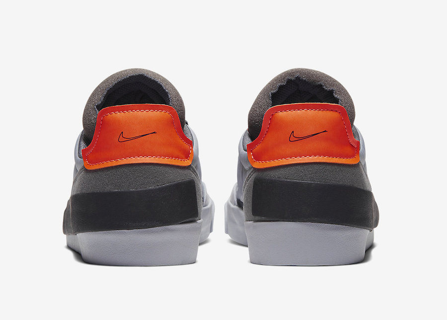 Nike Drop Type LX Wolf Grey Total Orange AV6697-002 Release Date