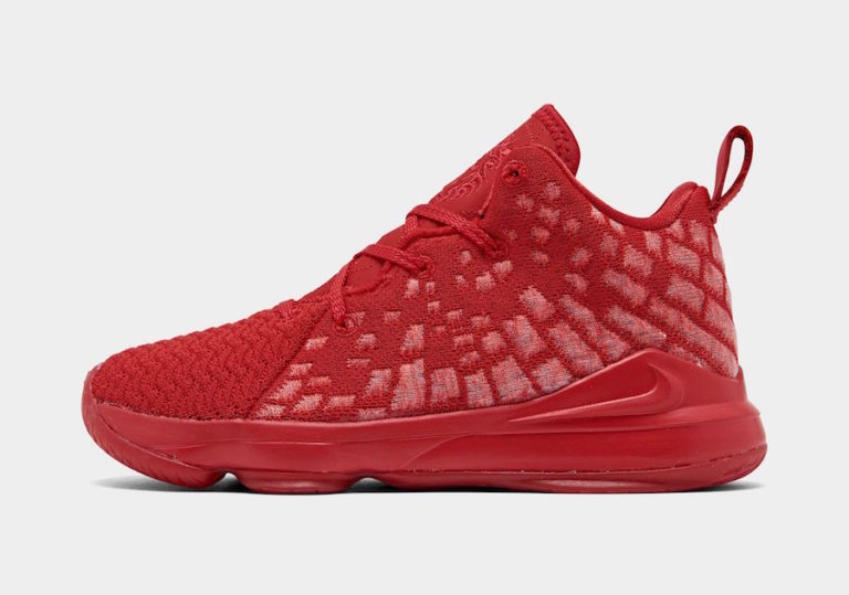 lebron james 17 university red