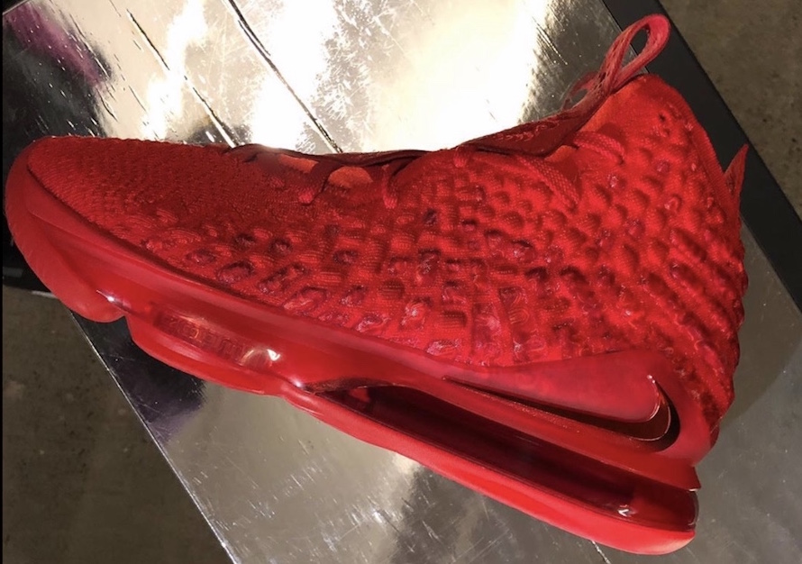 lebron 17 all red
