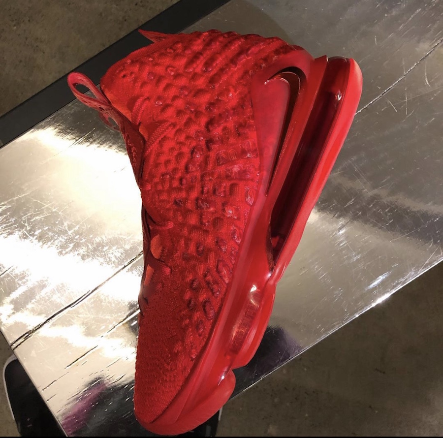 red lebron 17 release date