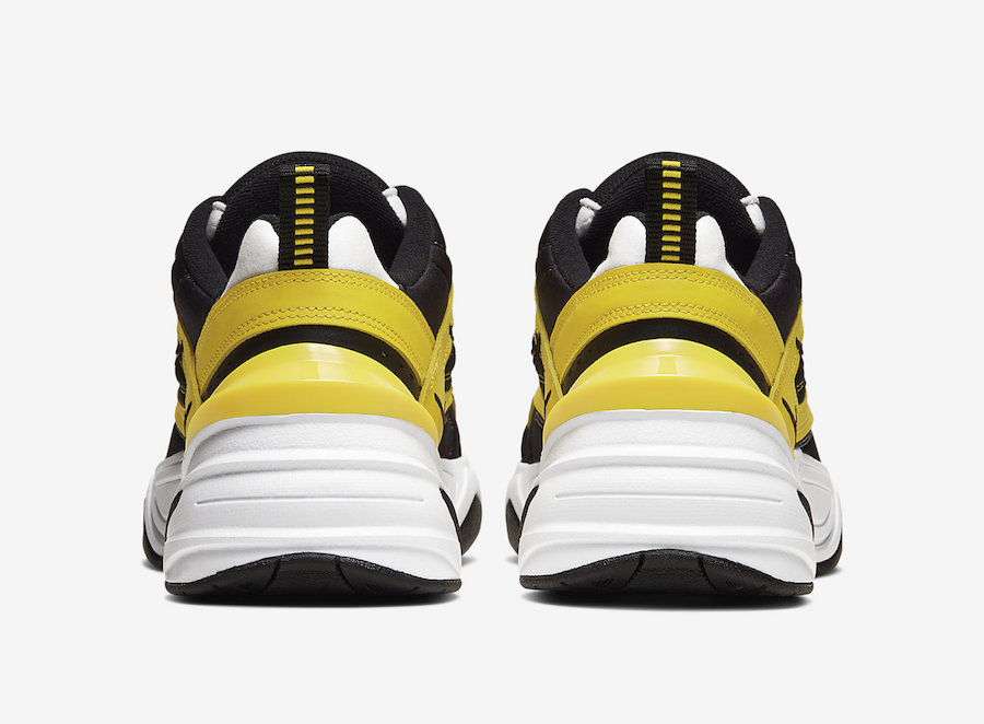 bloem borstel Bedrog Nike M2K Tekno Yellow Black White AV4789-700 Release Date - SBD