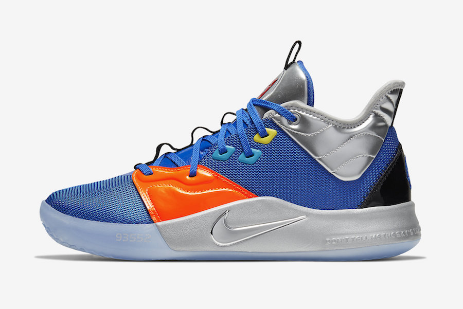 Nike PG 3 NASA Blue CI2667-400 Release Date - Sneaker Bar Detroit