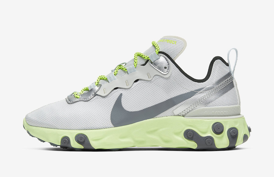 Nike React Element 55 Barely Volt CT2546-001 Release Date - SBD
