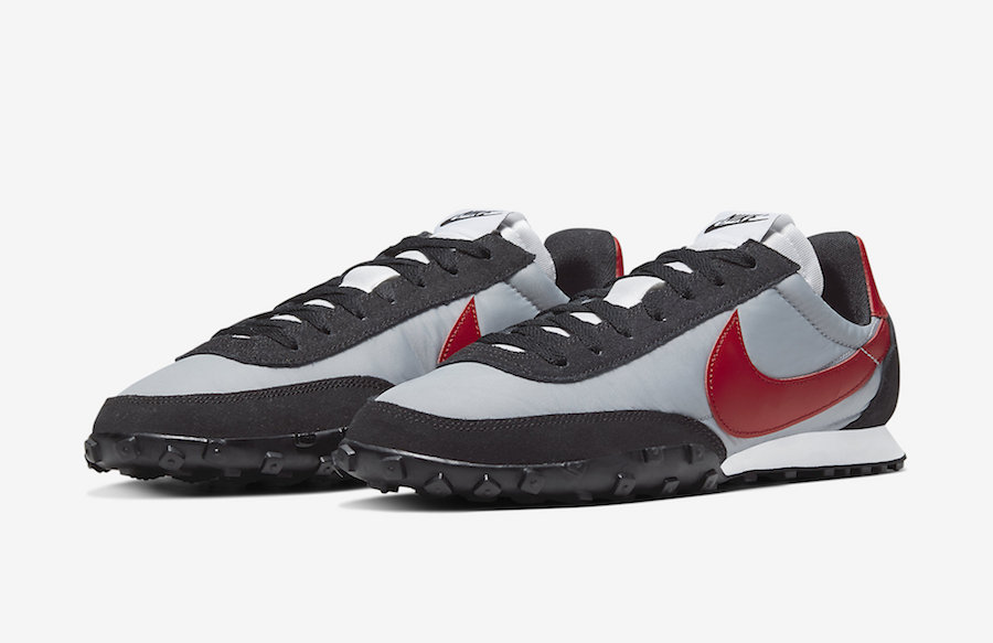 Nike Waffle Racer Wolf Grey Gym Red CN5449-001 Release Date - SBD