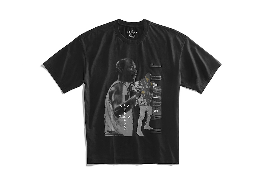 Travis Scott Air Jordan T-Shirt Black