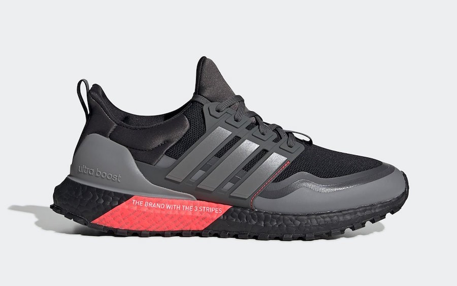 red and gray adidas