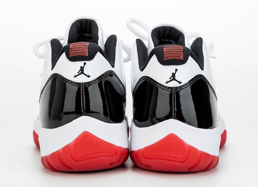 Air Jordan 11 Low White University Red Black True Red AV2187-160 2020 Release Date