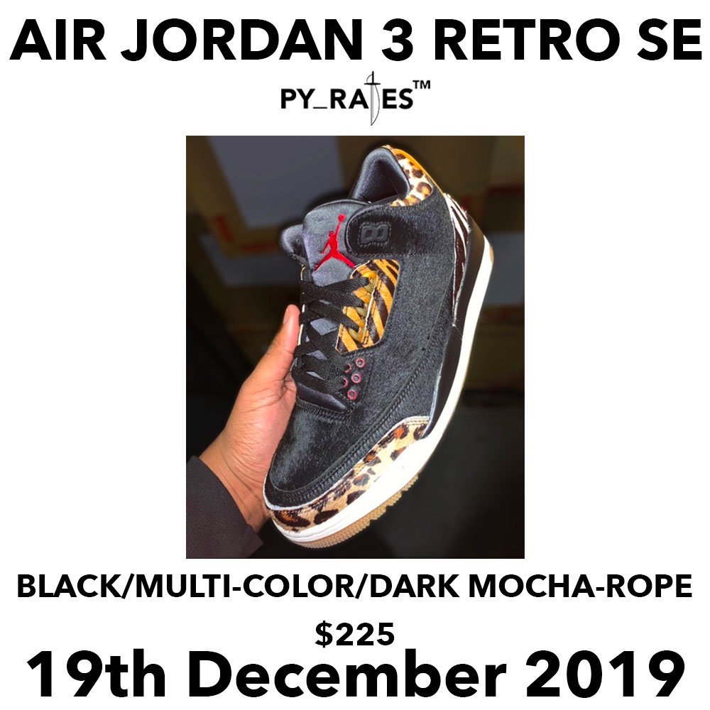 Air Jordan 3 SE Animal Release Date