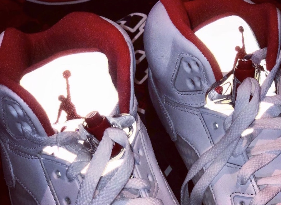 Air Jordan 5 Fire Red DA1911-102 2020 Reflective Tongue Air Jordan 5 Fire Red DA1911-102 2020 Reflective Tongue