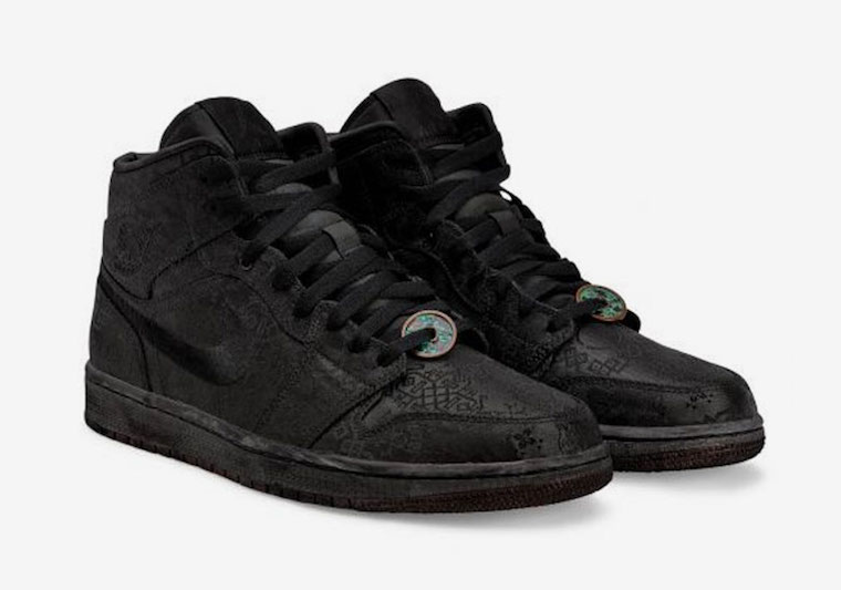 CLOT Air Jordan 1 Mid Black Release Date - Sneaker Bar Detroit
