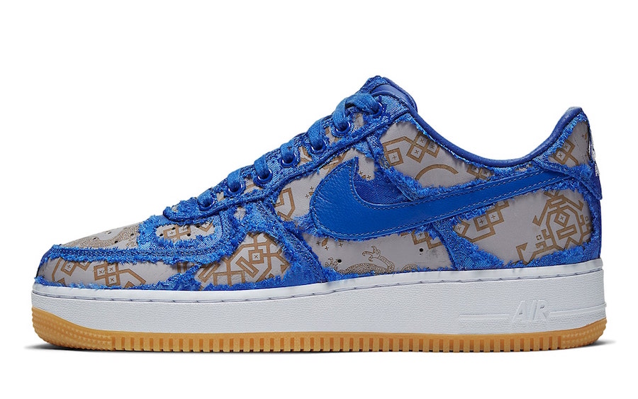 Clot Nike Air Force 1 Low Game Royal CJ5290-400 Rose Gold Release