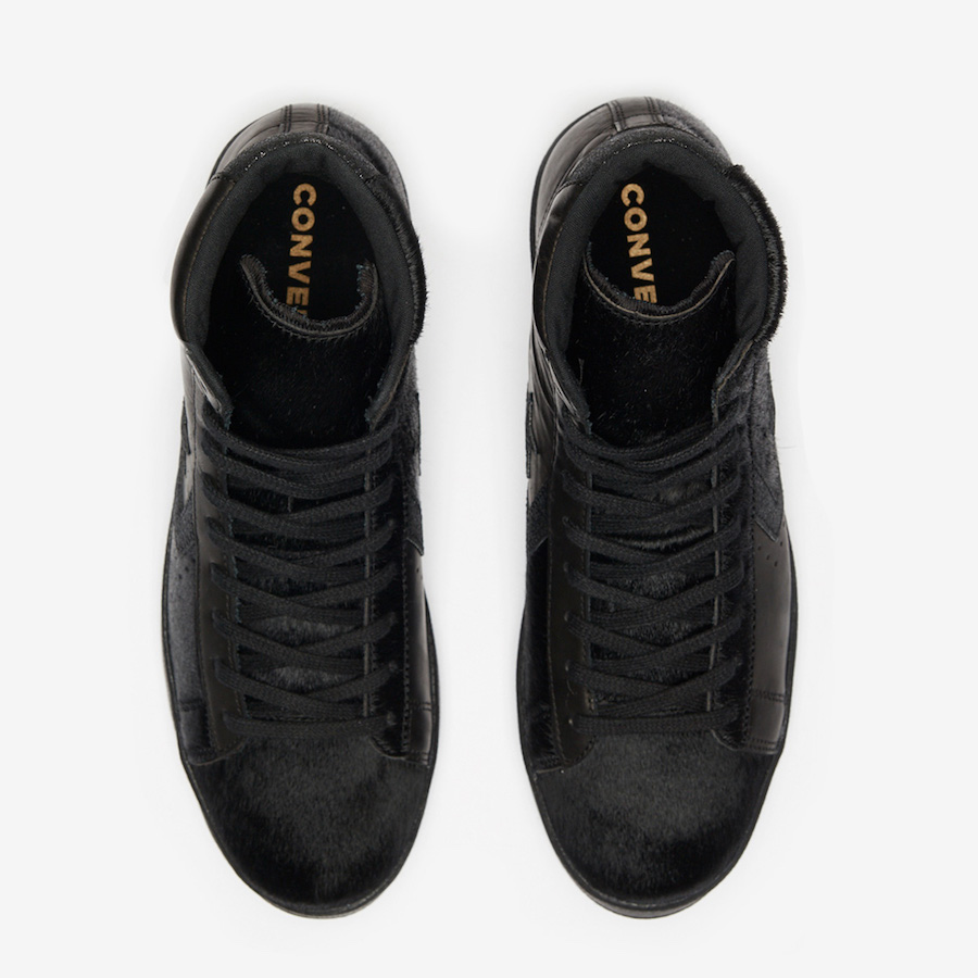Converse Pro Leather Mid Black Pony Hair Release Date