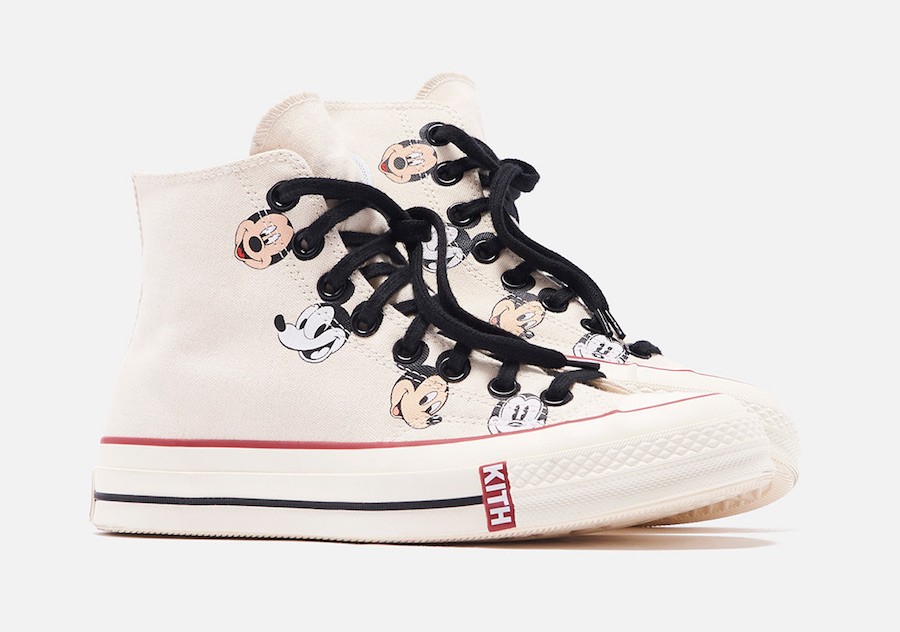 Kith Disney Tênis Converse Chuck Taylor Infant All Star Lift Rosa Mickey Mouse Release Boots