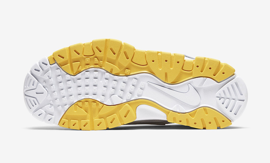 Nike Air Barrage Mid White Yellow Reflective CJ9574-100 Release Date