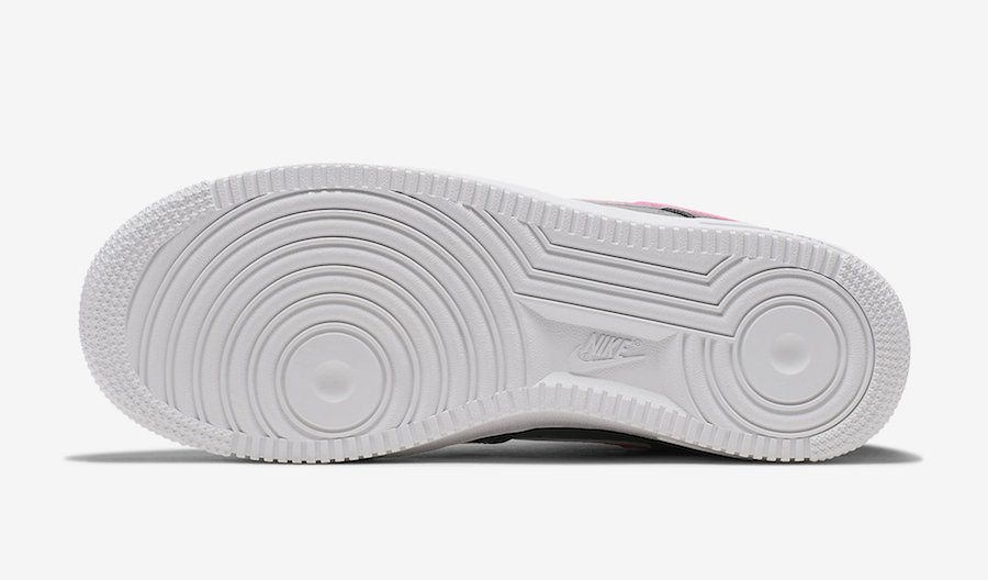 Nike Air Force 1 Low Black Grey Pink CJ9699-001 Release Date