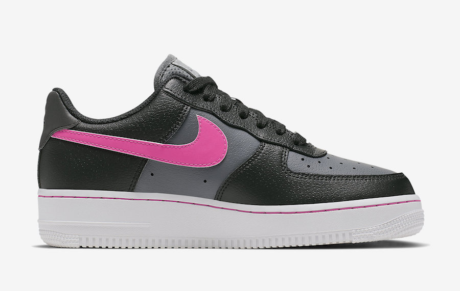 Nike Air Force 1 Low Black Grey Pink CJ9699-001 Release Date