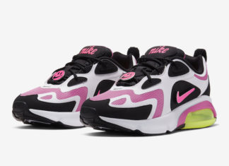 Nike Air Max 200 Black White Pink CU4745-001 Release Date
