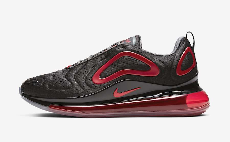 black and red nike 720