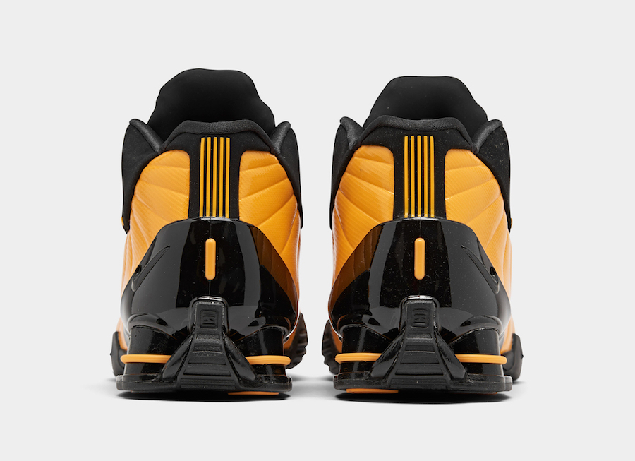 Nike Shox BB4 Black University Gold AT7843-002 Release Date