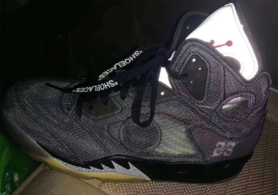 The Off-White x Air Jordan 5 Is Officially Revealed At Paris Fashion Week •