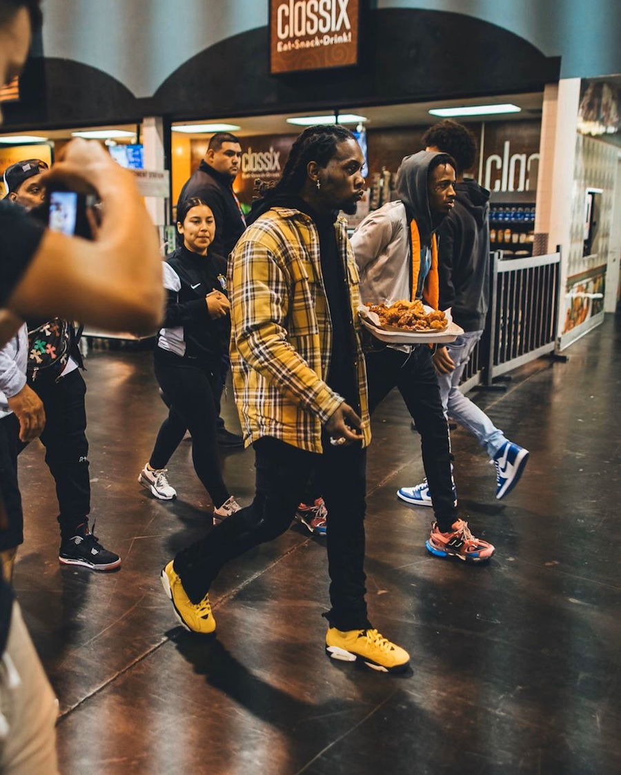 travis scott x air jordan 6 yellow