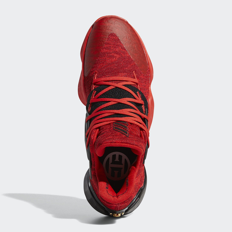 adidas Harden Vol. 4 Power Red EF0999 Release Date