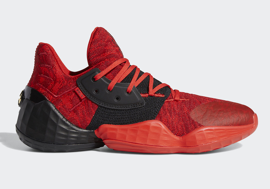 adidas Harden Vol. 4 Power Red EF0999 Release Date