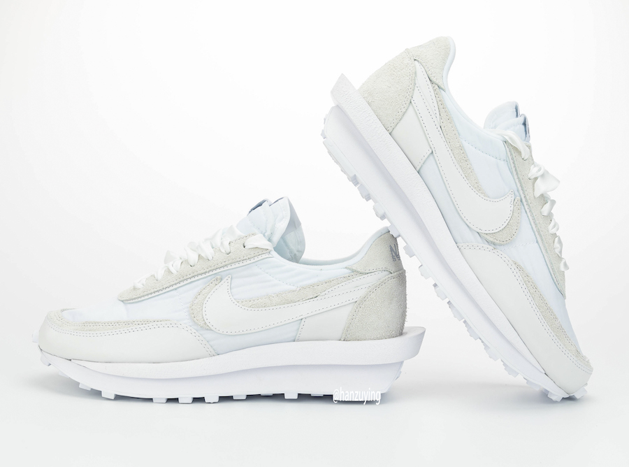 sacai Nike LDWaffle White Nylon BV0073-101 Release Date - SBD