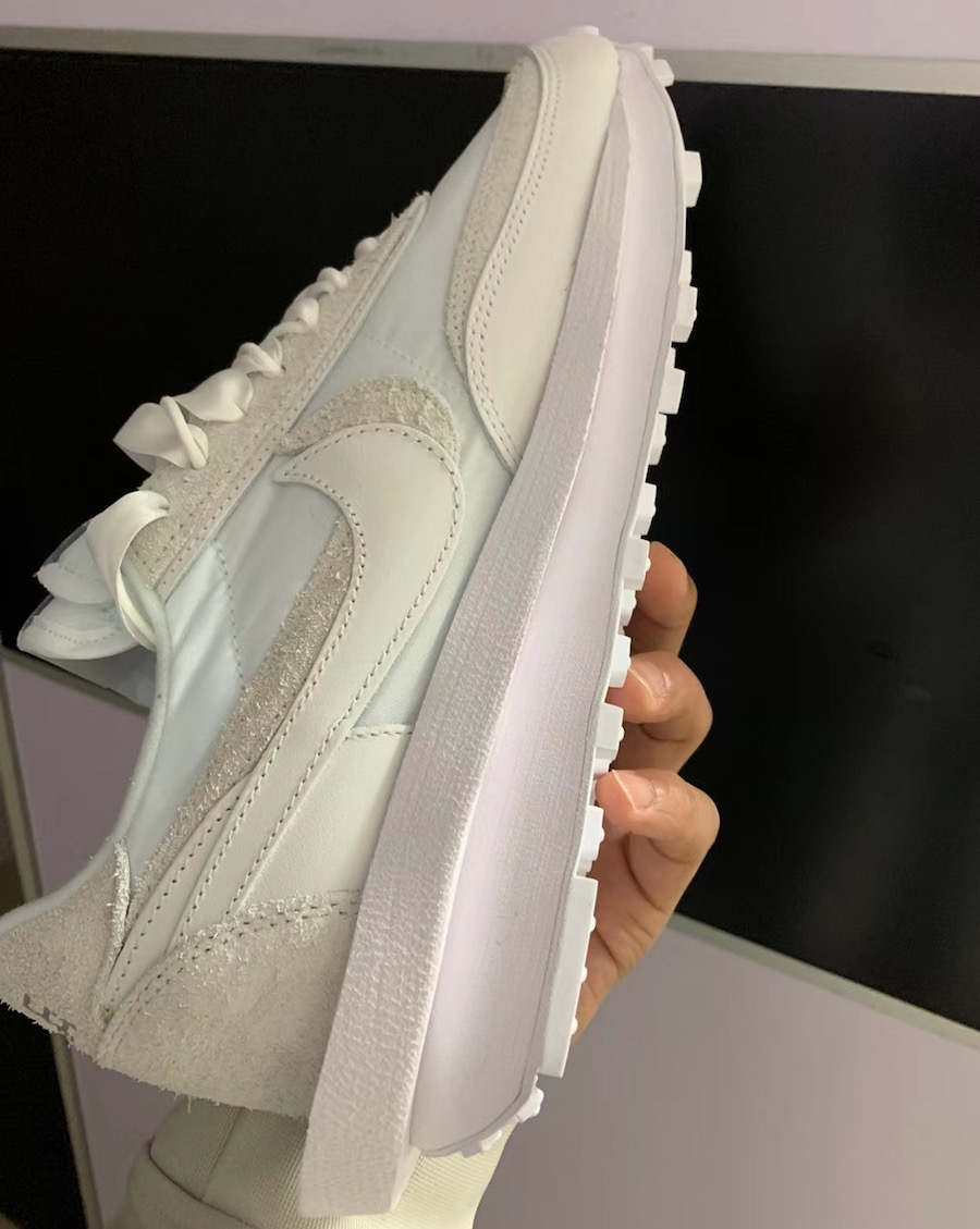 sacai Nike LDWaffle White Nylon Release Date