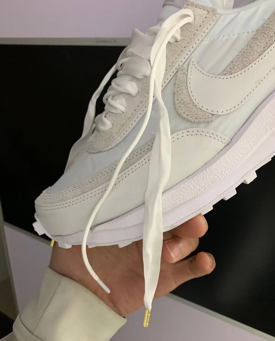 sacai Nike LDWaffle White Nylon Release Date