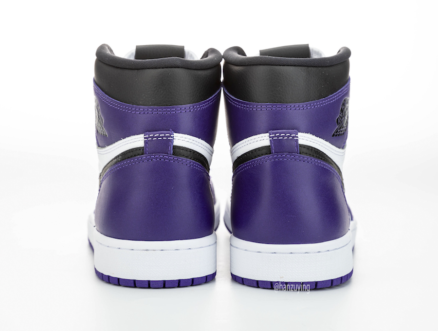 Air Jordan 1 Court Purple 2020 555088-500 Release Date