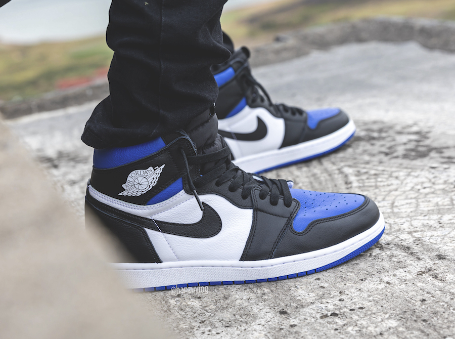 cream Advertiser From there Air Jordan 1 Game Royal Toe 555088-041 Release Date - SBD