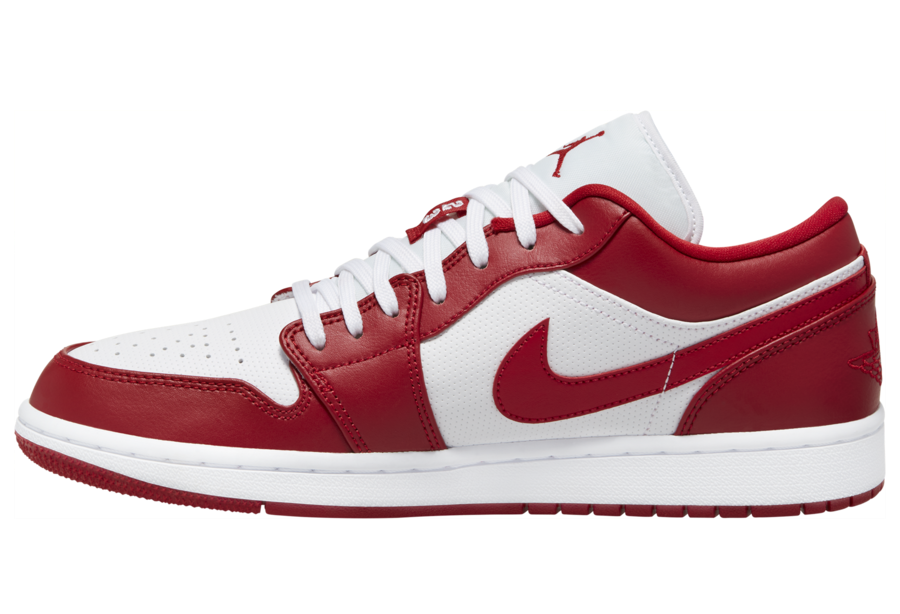 Air Jordan 1 Low Gym Red White 553558-611 Release Date
