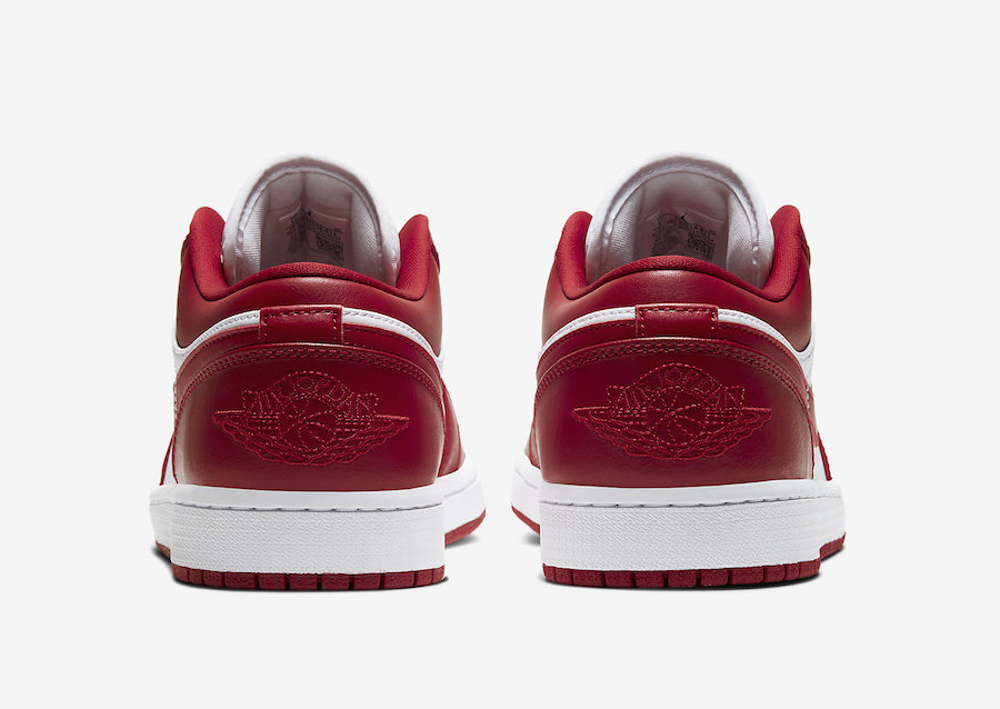 Air Jordan 1 Low Gym Red White 611 Release Date Sbd