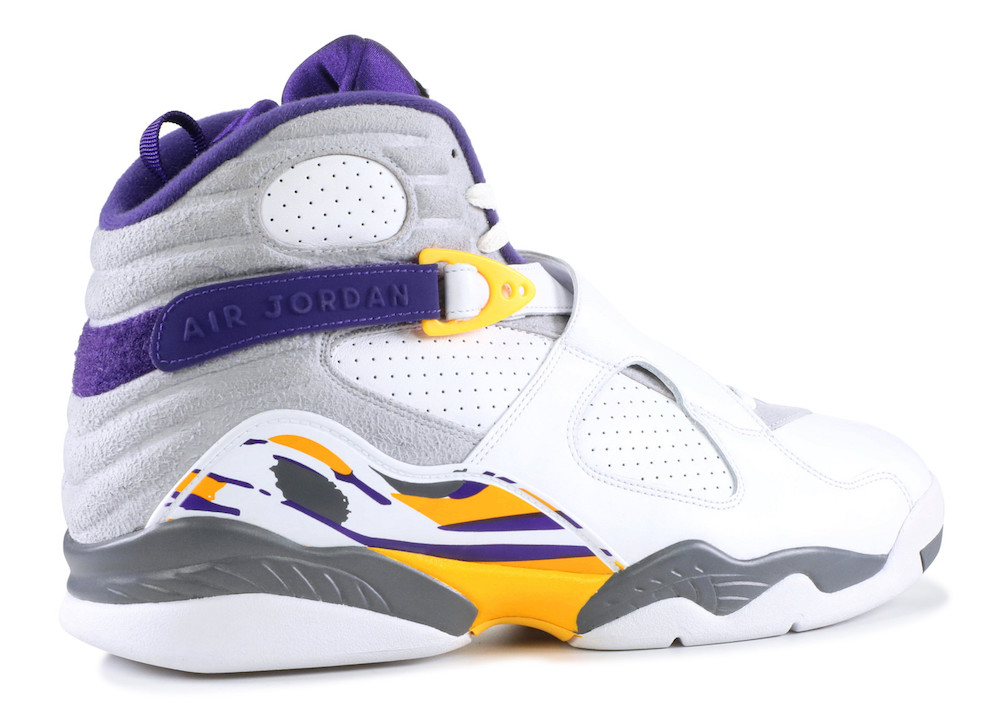 jordan 8 white yellow purple