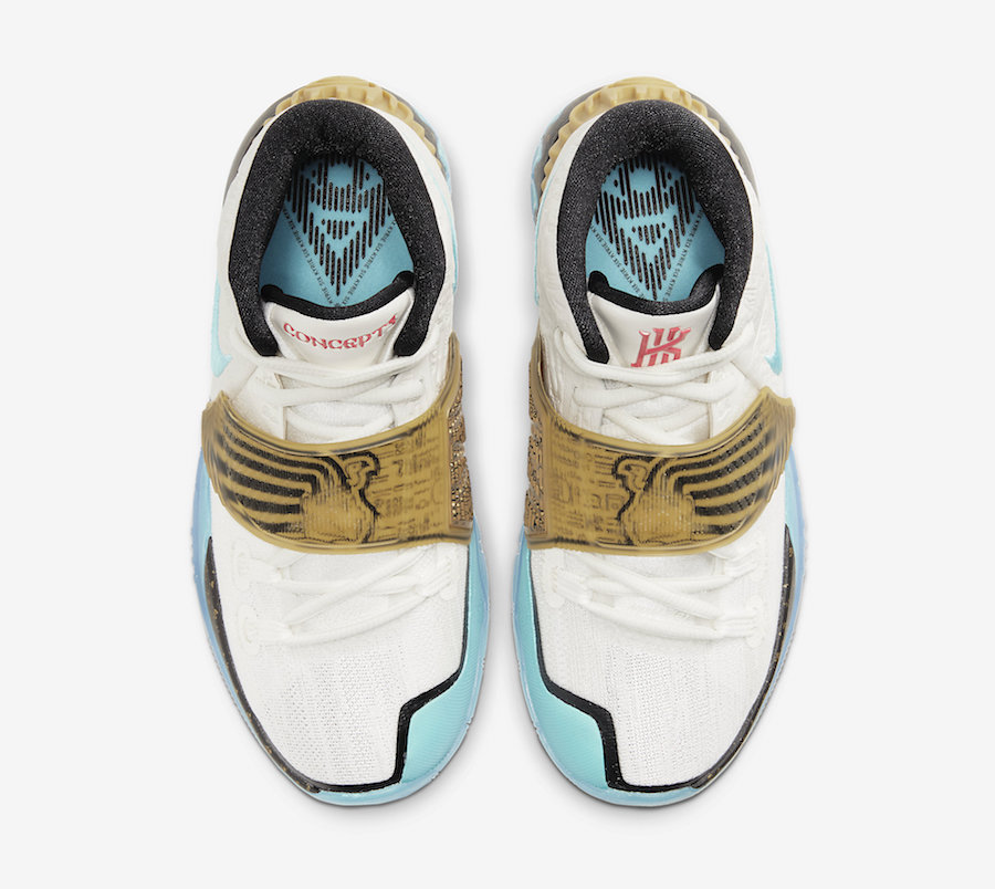 Concepts Nike Kyrie 6 Golden Mummy CV5572-149 Release Date