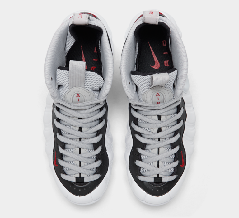 foamposite pro white black red