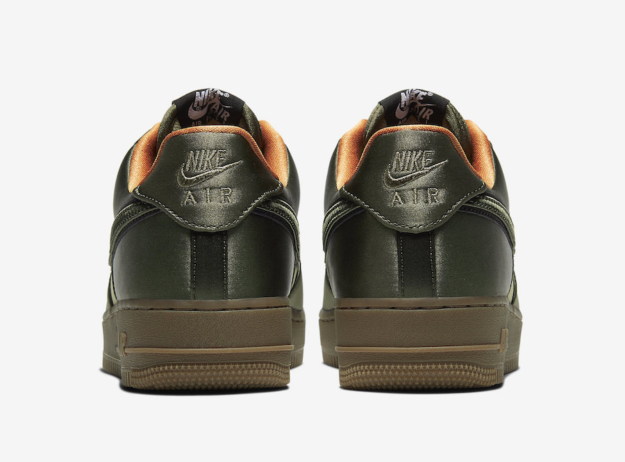 Nike Air Force 1 Low Quilted Olive Flight Jacket CU6724-333 Release ...