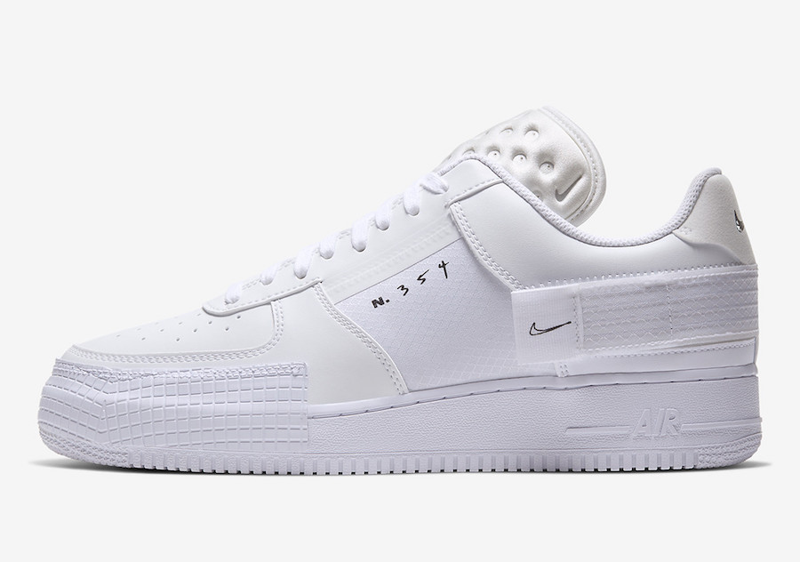 Nike Air Force 1 Type White CQ2344-101 Release Date
