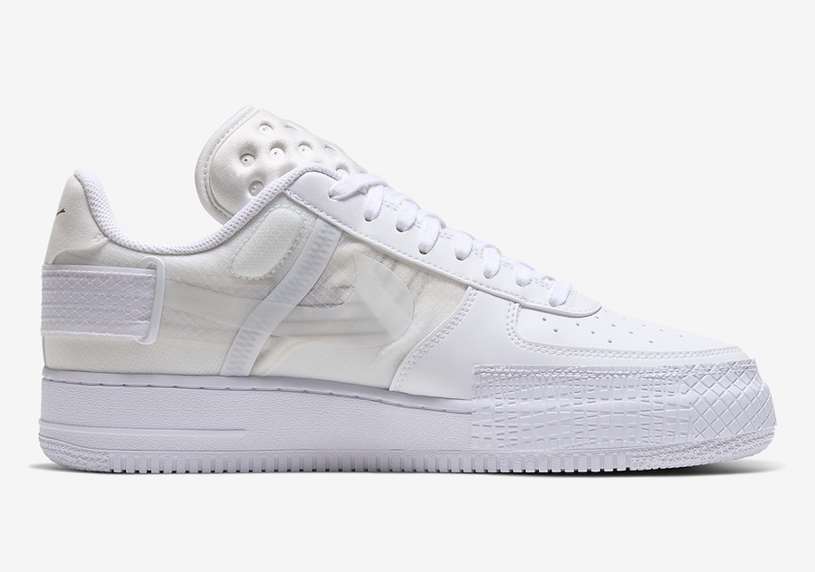 Nike Air Force 1 Type White CQ2344-101 Release Date - SBD